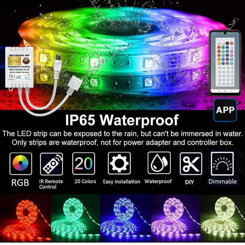 ریسه ال ای دی مدل As plus RGB44 key طول 5 متر