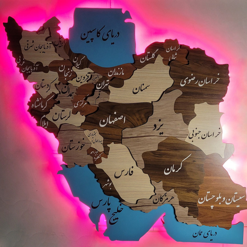 تابلو نوری مدل نقشه ایران