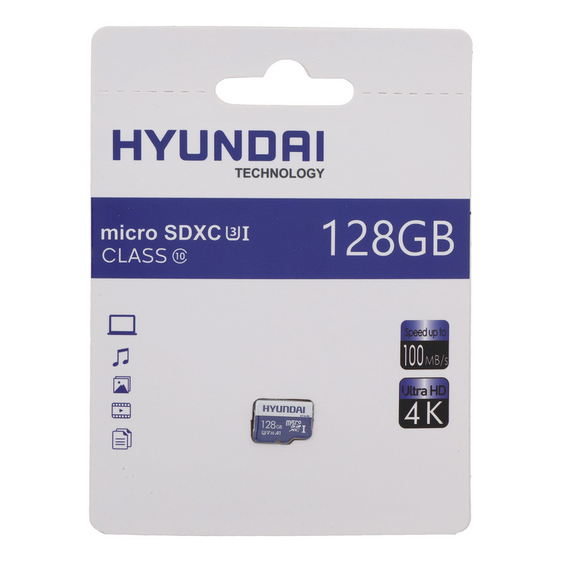 کارت حافظه هیوندای مدل VC A1 کلاس 10 استاندارد UHS-I U3 سرعت 100MBps ظرفیت 128 گیگابایت