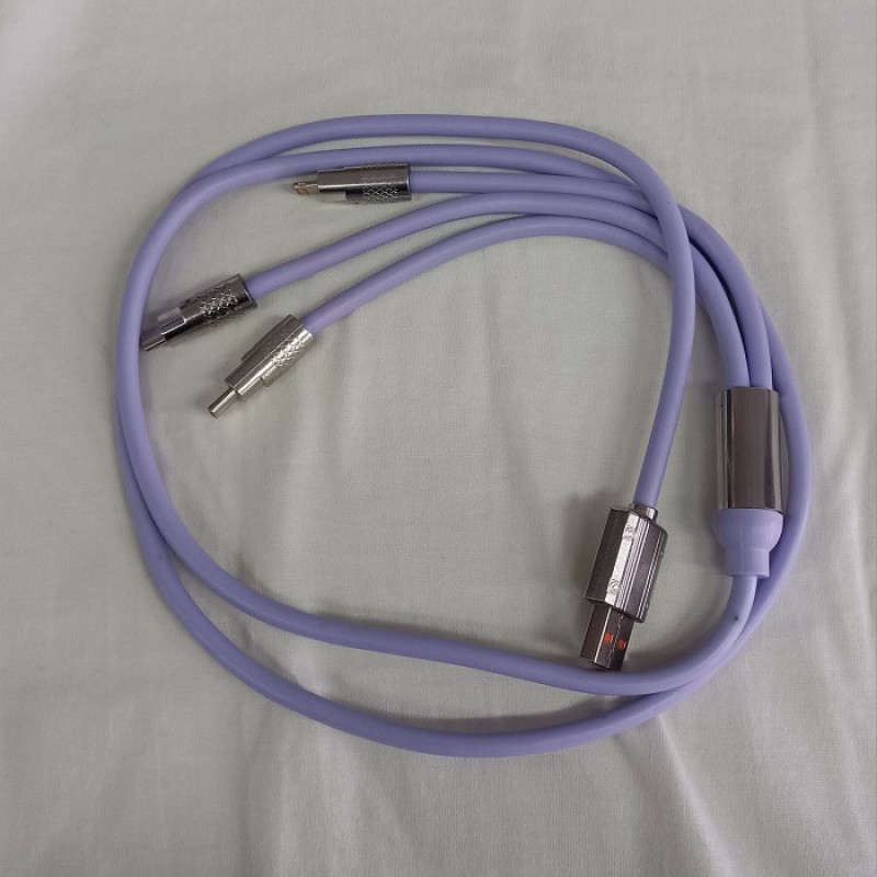 کابل تبدیل USB به micro USBلایتنینگUSB-C مدل A012025 طول 1.2 متر