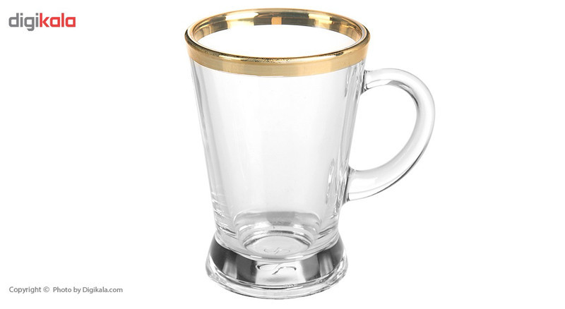 استکان پاشاباغچه سری هیبلی کد 55073 بسته 6 عددی