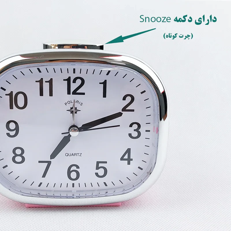 ساعت رومیزی عقربه‌ای مدل Polaris کد 2213