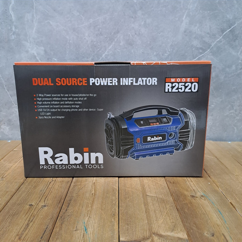 کمپرسور فندکی و برقی رابین مدل 12V سه حالته