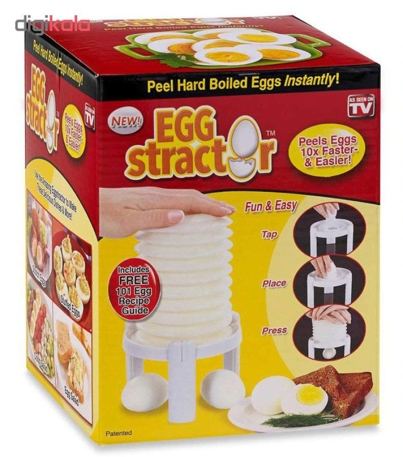 پوست کن تخم مرغ آب پز مدل Egg Stracor