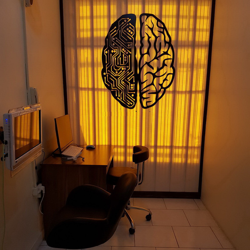 دیوارکوب رومادون طرح مغز کد 1294