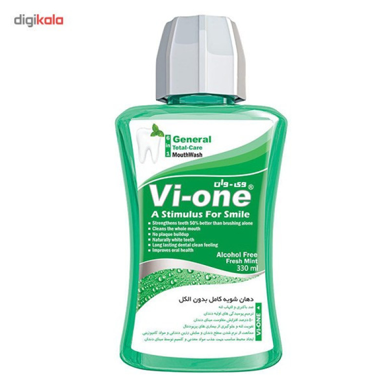دهان شویه وی وان مدل General Fresh Mint حجم 330 میلی لیتر