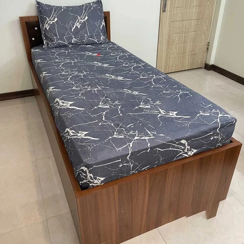 سرویس ملحفه آرین مدل مرمر کد Ar120 یک نفره 2 تکه