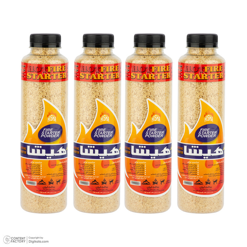 آتش زنه هیشا مدل FIRE STARTER بسته 4 عددی