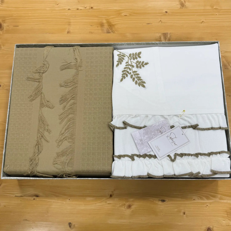 سرویس روتختی 2 نفر 7 تکه شاهسِر مدل بریانا کویین