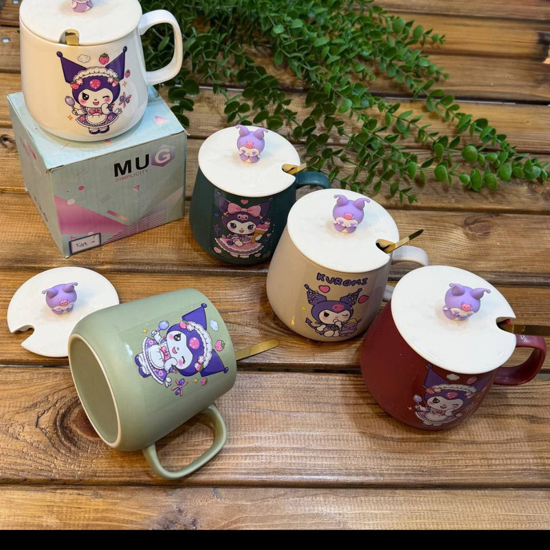 ماگ مدل کرومی کد 259 به همراه در و قاشق