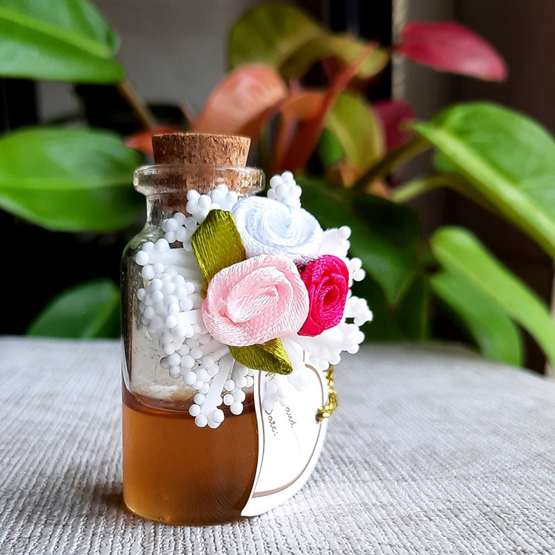 گیفت مدل تزیینی خام طرح گل بسته ۱۰ عددی