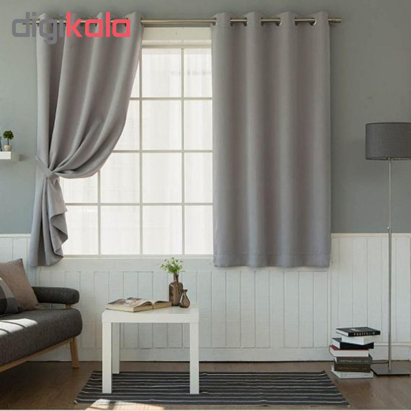 پرده نوین دکور سیاناو مدل ND1500 سایز 180x140 سانتی‌متر