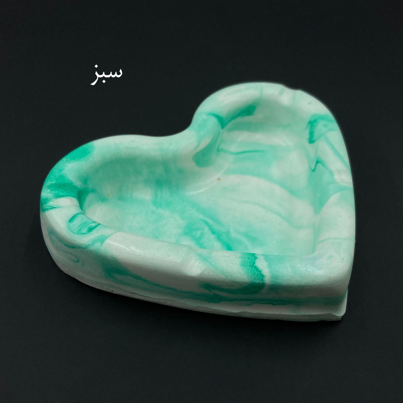 زیرسیگاری رزین اشتری مدل قلب کد DKD-1486