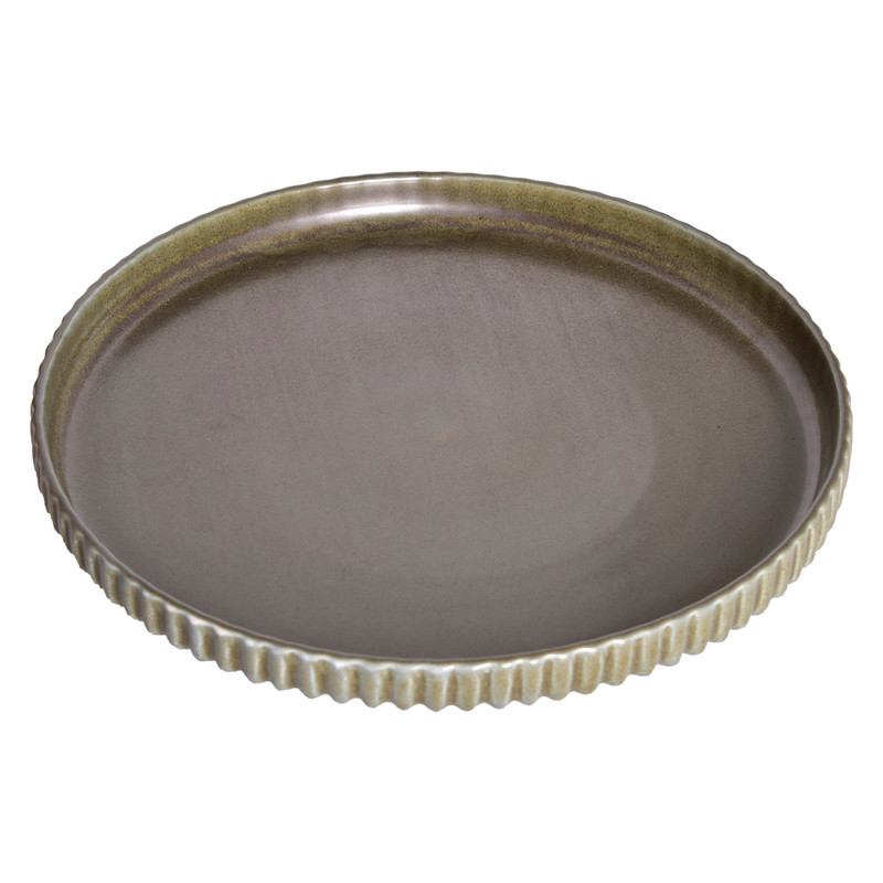 بشقاب غذاخوری بی.وی.کی طرح OLIVE کد 455221 مجموعه 3 عددی