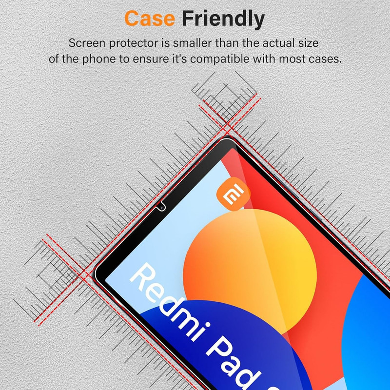 محافظ صفحه نمایش شیشه ای مدل TabG مناسب برای تبلت شیائومی Redmi Pad 2 11 inch