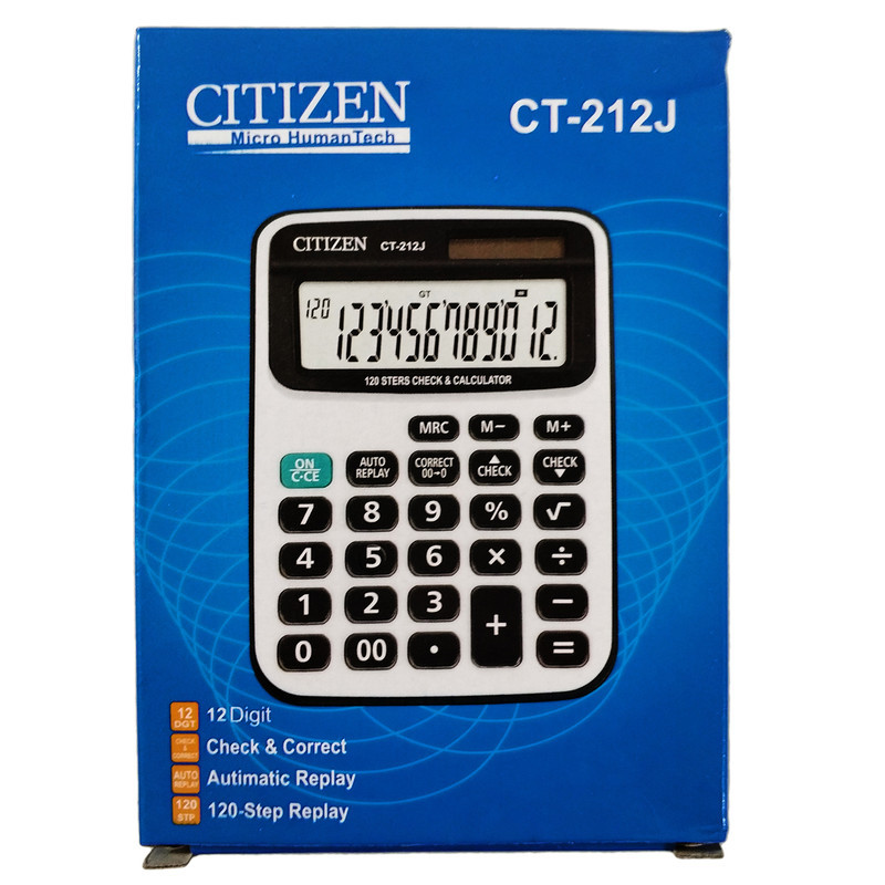ماشین حساب سیتی زن مدل CT-212J