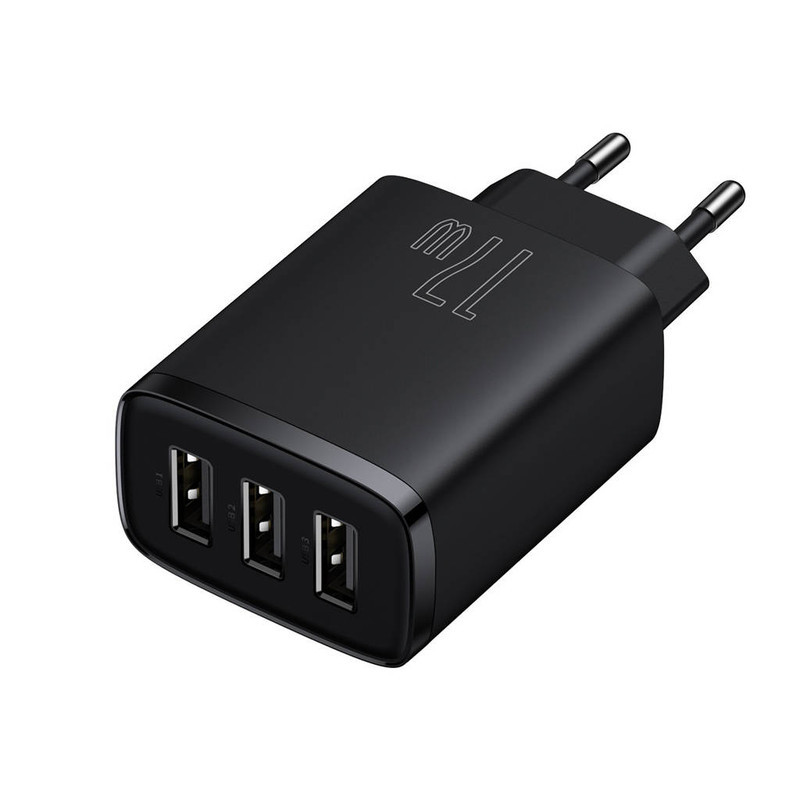 شارژر دیواری باسئوس مدل Compact Charger 3port
