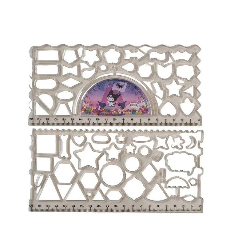 شابلون مدل پولکی طرح کرومی بامزه کد 6-5965 بسته 2 عددی