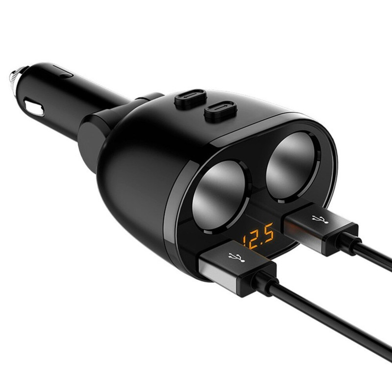 شارژر فندکی 80وات 4 پورت مدل EV-M2-CCY16-EU