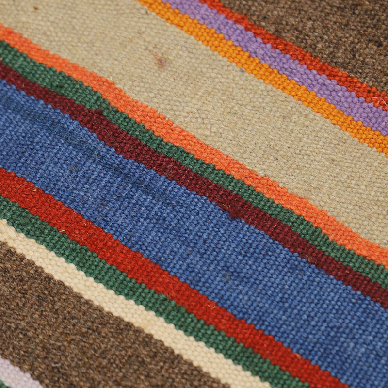 گلیم دستبافت یک و نیم متری مدل دکوراتیو کد 4030770