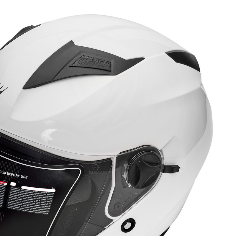 کلاه کاسکت بدون فک فلش مدل 868 glossy white