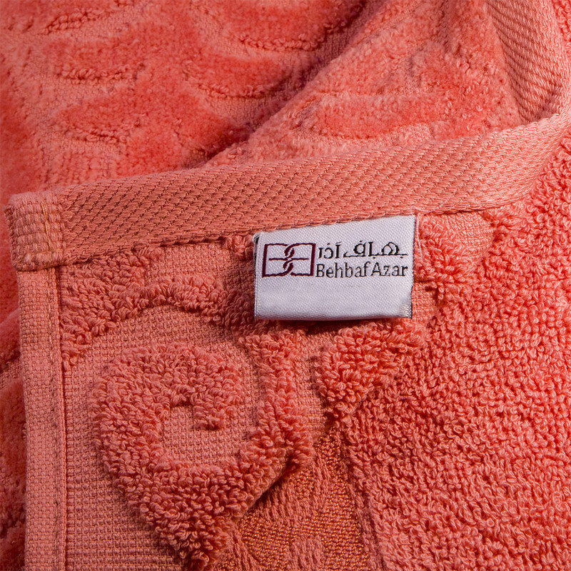 حوله دستی بهباف آذر مدل ترمه سایز 58×30 سانتی متر