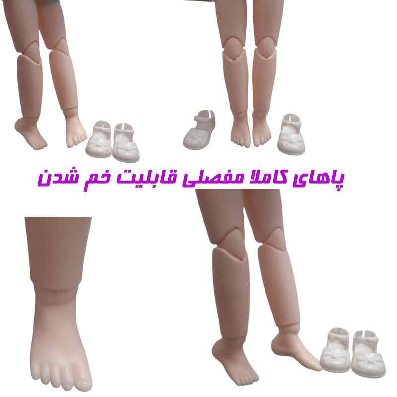 عروسک مدل تمام مفصلی طرح انیمه ارتفاع 30 سانتی متر