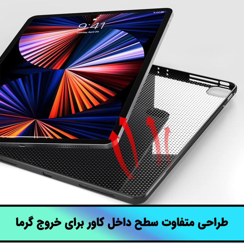 کاور لوکسار مدل Blackern 2 مناسب برای تبلت اپل iPad Pro 2021-11 Inch، Apple iPad Pro 2022-11 Inch