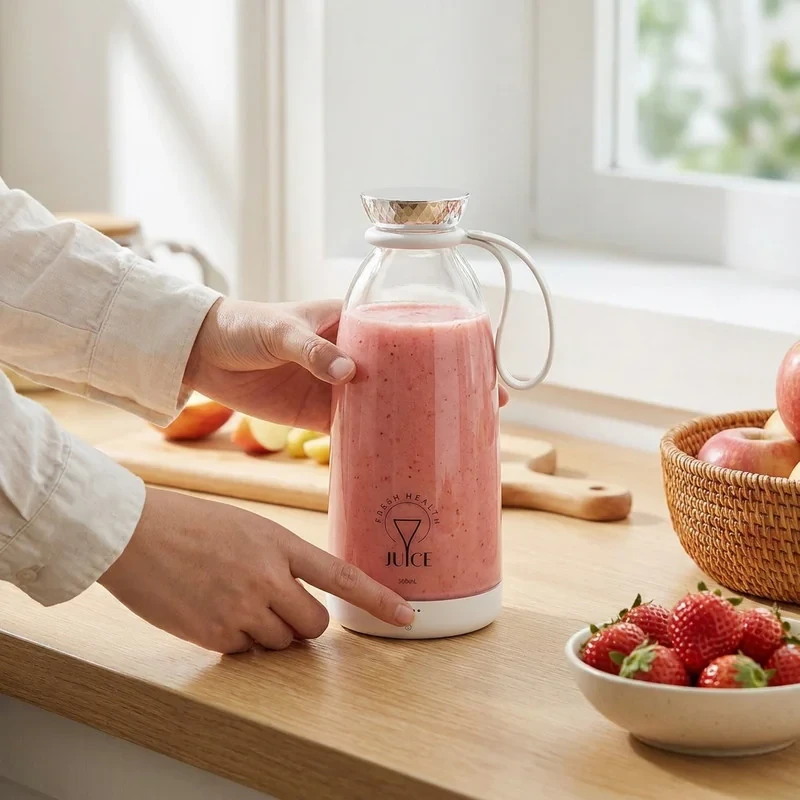 شیکر شارژی مدل FRESH JUICE گنجایش 0.500 لیتر