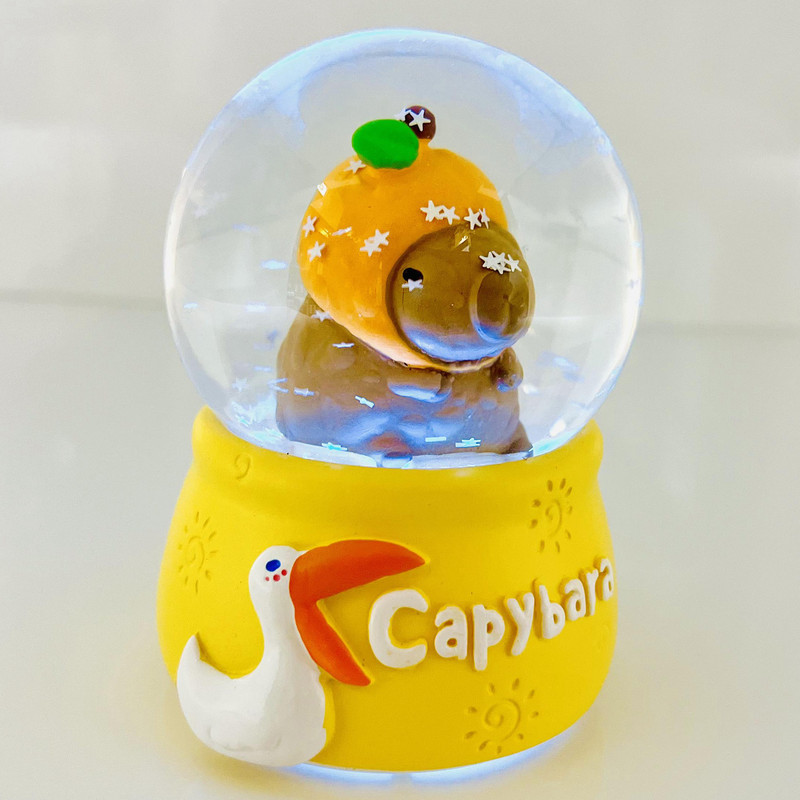 گوی چراغ‌دار مدل مینی Capybara طرح کوالا هویج عاشق کد C1623.15