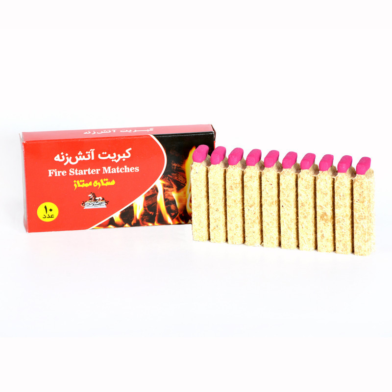 آتش زنه ستاره ممتاز مدل A بسته 10 عددی