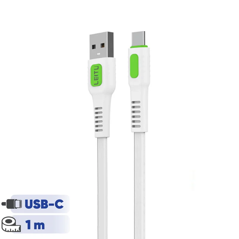 کابل تبدیل USB به USB-C لیتو مدل LD-2 طول 1 متر