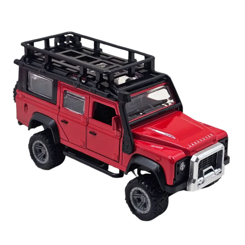 ماشین بازی ناب سل مدل لندروور فلزی چراغدار موزیکال Land Rover CAR with lights and music