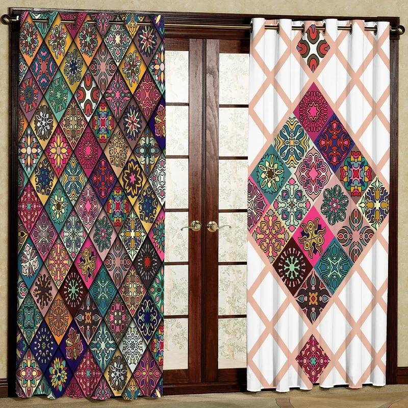 پرده مدل مخمل پانچی کد 1293aT2 سایز 200x140 سانتی متر