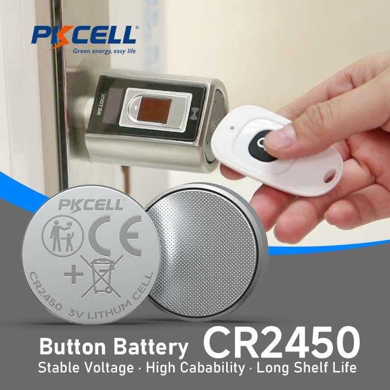 باتری سکه ای پی‌کی سل مدل CR2450 بسته 5 عددی