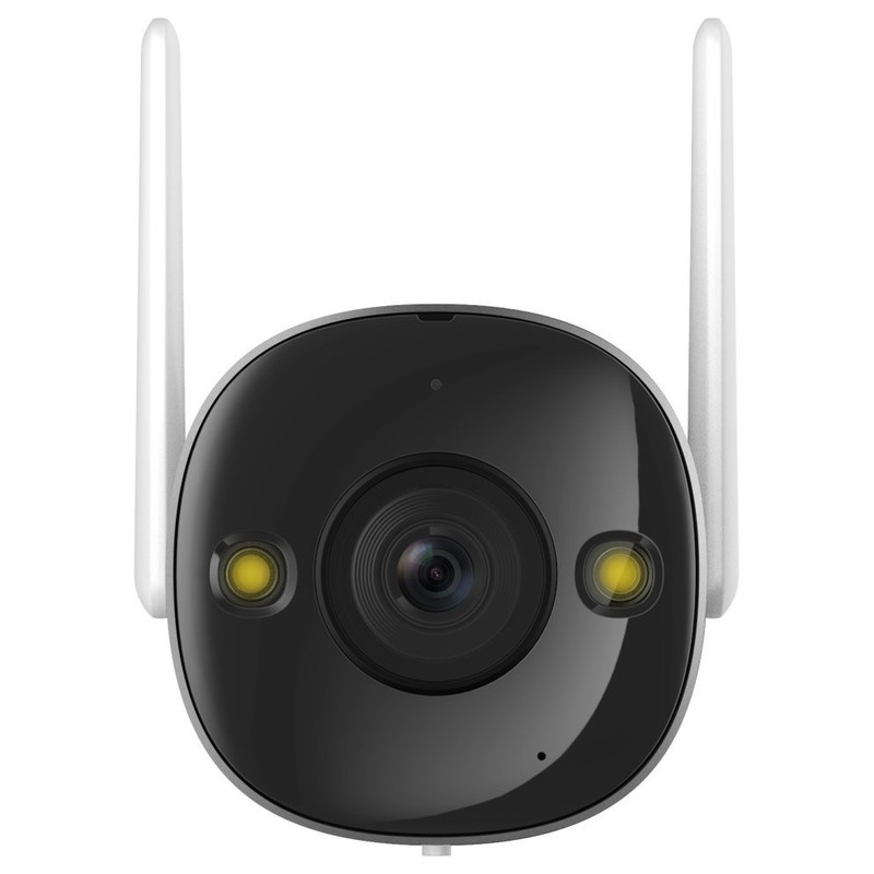 دوربین مداربسته بولت تحت شبکه آیمو مدل Bullet 2E 3MP با اتصال دوگانه وای فای و LAN، دید در شب رنگی تا 30 متر، میکروفن داخلی و پشتیبانی از کارت حافظه 512 گیگابایت