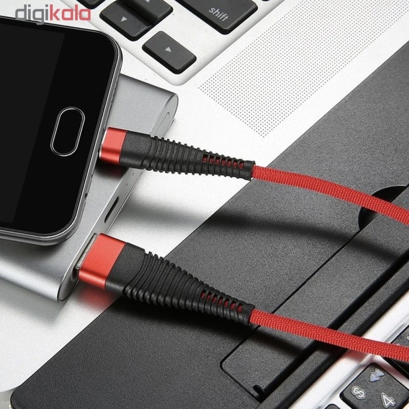 کابل تبدیل USB به لایتنینگ بیسوس مدل powerFlex-H3 طول ۱ متر