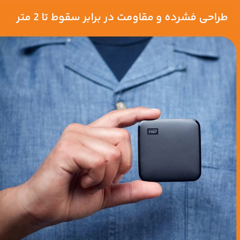 حافظه SSD اکسترنال وسترن دیجیتال مدل ELEMENTS SE ظرفیت 1 ترابایت