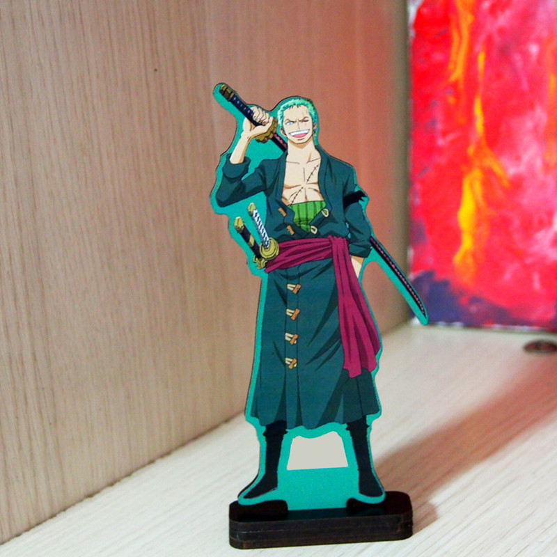 استند رومیزی تزیینی مدل انیمه طرح one piece RORONOA ZORO
