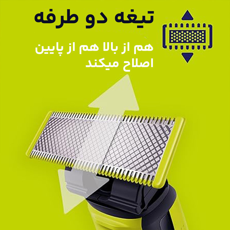 تیغ و شبکه فیلیپس مدل One Blade بسته 2 عددی
