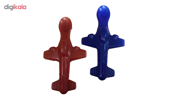 قاشق کودک مدل هواپیما کد irsa-54 بسته 2 عددی