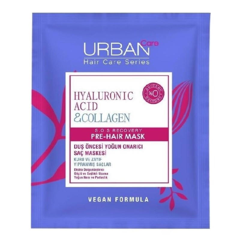کرم مو اربن کر مدل hyaluronic acid & collagen حجم 50 میلی لیتر