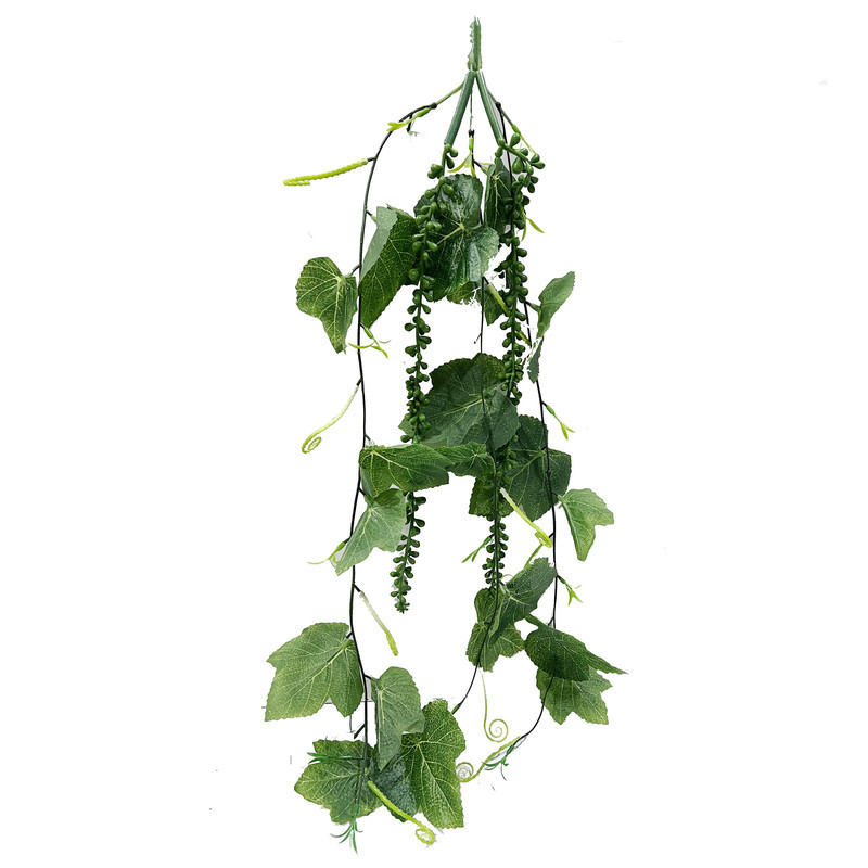 گل مصنوعی مدل آویز انگوری پیچک غوره دار