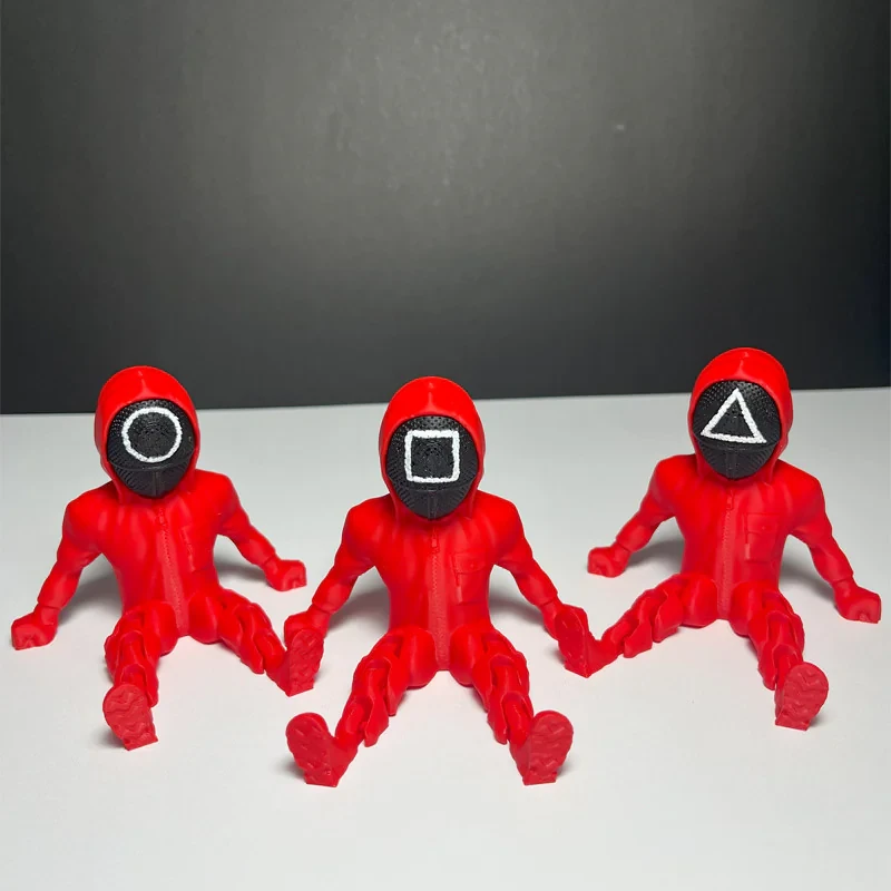 فیگور مدل Squid Game طرح نگهبانان بازی مرکب مجموعه 3 عددی