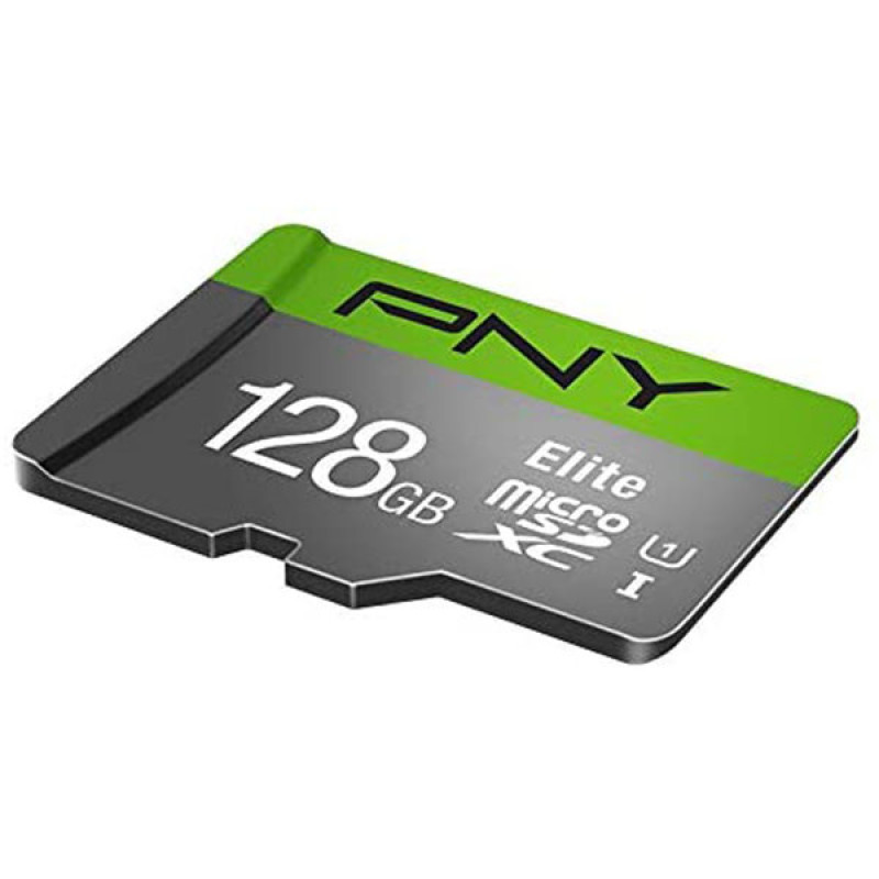 کارت حافظه microSDXC پی ان وای مدل Elite کلاس 10 استاندارد UHS-I U1 سرعت 100MBps ظرفیت 128 گیگابایت به همراه آداپتور SD