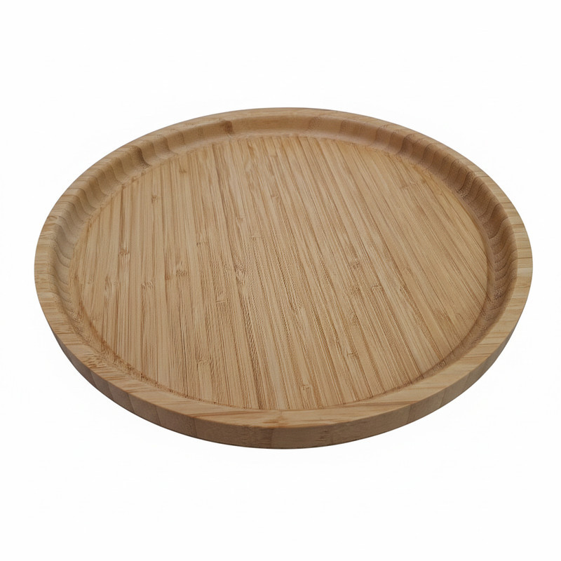 سینی مدل گرد بامبو سایز 35× 35 سانتی متر