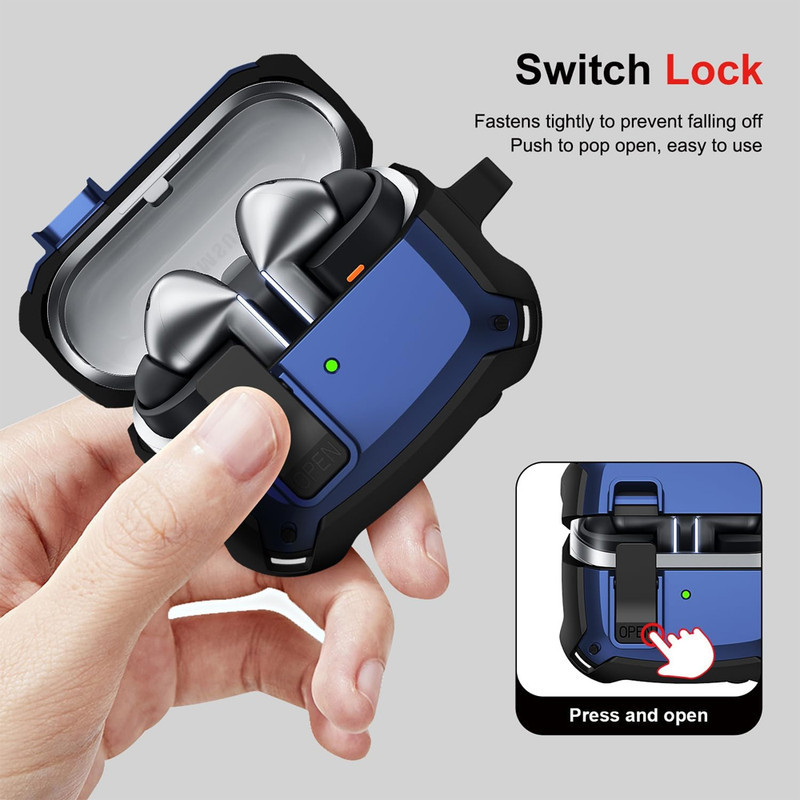 کاور هاپلایت مدل Eggshell Lock HL مناسب برای کیس هدفون بی‌سیم سامسونگ Galaxy Buds 3  3 Pro