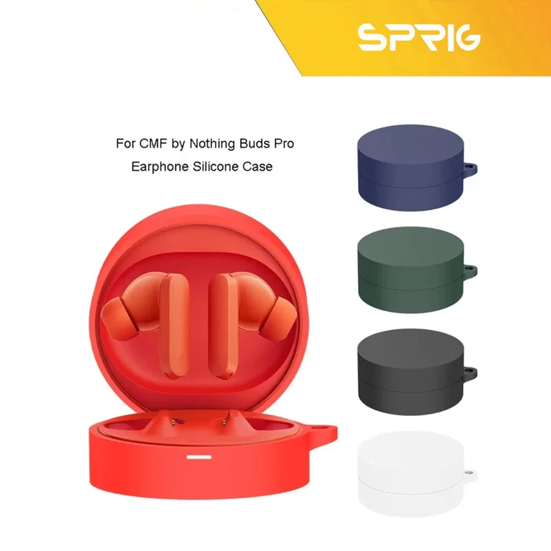 کاور اسپریگ مدل Silicone-SP مناسب برای کیس هدفون بی سیم ناتینگ CMF Nothing Buds Pro