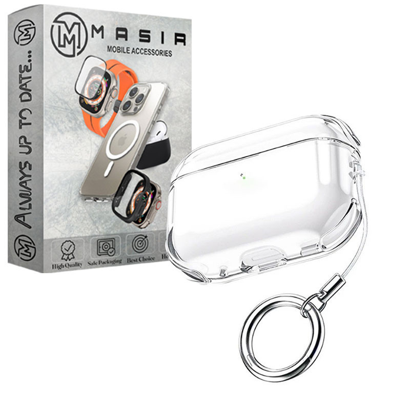 کاور مسیر مدل Clear Air Bag مناسب برای کیس اپل Airpods Pro 3 به همراه آویز