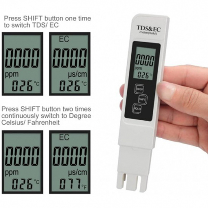 سختی سنج TDS و EC متر آب مدل EZ-1